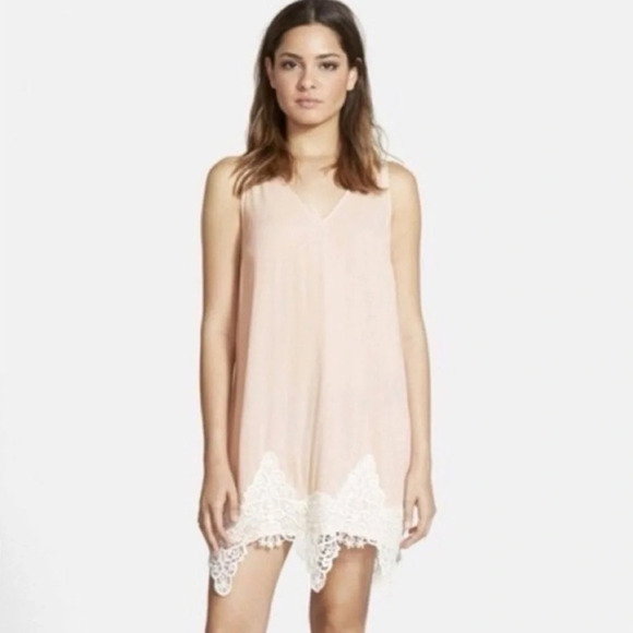 ASTR  the Label Crochet Swing Coquette Mini Dress - Picture 3 of 8